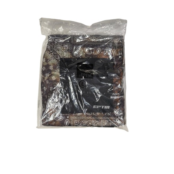 EPTM Tie Dye Bandana Cargos with Snap Pockets and Cuffs‎ Size Large 34 NWT - Picture 6 of 6